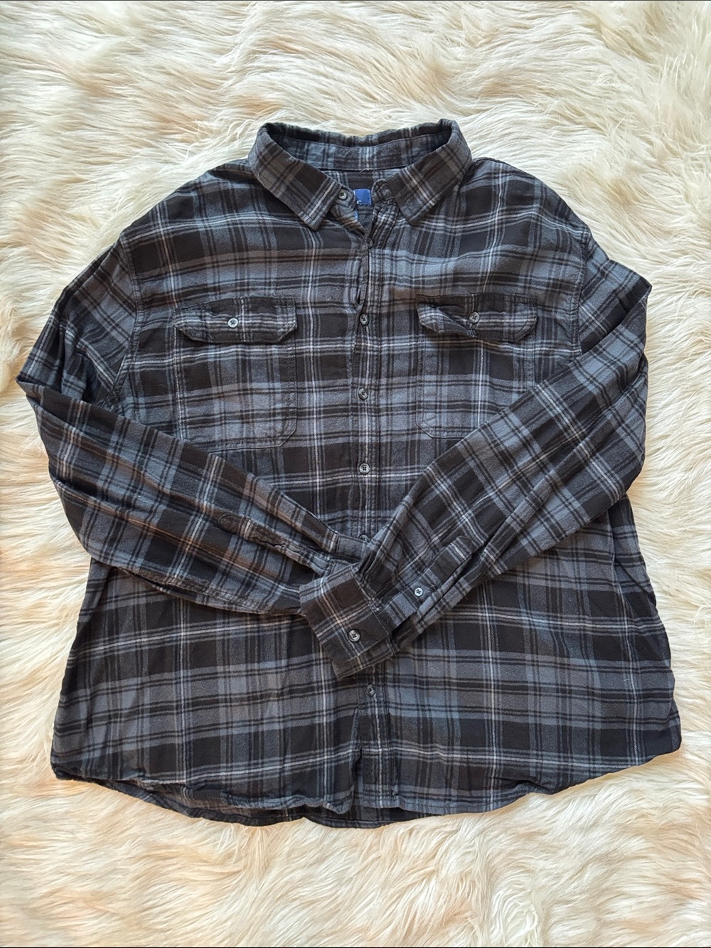5 for $25🎈 George flannel button down